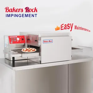 Commerciële Pizza Oven Elektrische Aanrecht 16 Inch Pizza Maker Machine Transportband Band Oven