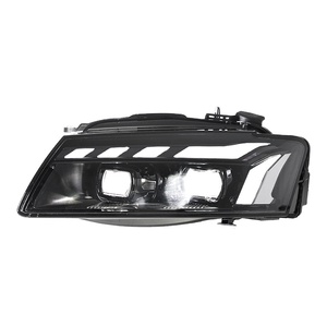 Conjunto de Faros Delanteros para A5 08-11, Estilo RS5 Modificado, Luz Diurna LED, Señal de Giro Dinámica, Lente de 12V, Faros LED de 12V - Product Image 3