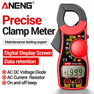 Multímetro Digital de Pinza <span class=keywords><strong>ANENG</strong></span> MT87 con Pantalla LCD, Medidor de Corriente CA/CC, Voltímetro, Diodo, Resistencia, Multitest CAT II 600V 32mm - Product Image 3