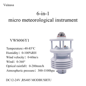 Недорогая интеллектуальная сельскохозяйственная метеостанция с Wi-Fi, IP65, OEM-датчиками температуры, влажности, скорости и направления ветра - Product Image 1