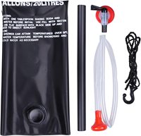 Sac de douche solaire portable pour le camping, les voyages en plein air, la randonnée, la douche d'été