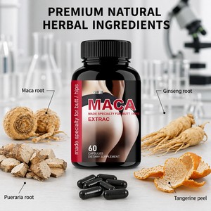 Cápsulas de Maca de Marca Privada para Aumentar y Reafirmar Glúteos y Caderas, Suplemento Herbal Orgánico para Adultos - Product Image 5