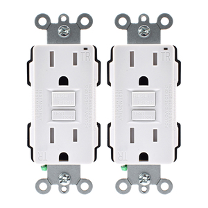 Presa GFCI ELEGRP 15 Amp, Resistente alle Manomissioni (TR), con Indicatore LED, Interruttore Differenziale - Product Image 1