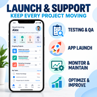 Gelişmiş Proje Yönetimi Proje Yönetimi Uygulama Geliştirme IOS Android İçin Görev Atama Kanban Panosu LionCreate