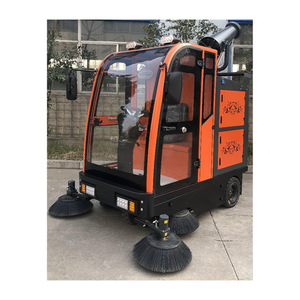 Ride On Sweeper 800mm Main Brush 500mm Side Brush 48V Electric Industrial Factory Commercial Cleaning Vehicle - Product Image 2