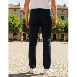 Jeans Slim Fit da Uomo Adrenaline a Vita Media con 5 Tasche in Tessuto Traspirante Elasticizzato - Product Image 6