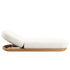 Chaises longues imperméables confortables élégantes en <span class=keywords><strong>bois</strong></span> <span class=keywords><strong>de</strong></span> teck pour la piscine ou la plage d'hôtel - Product Image 4