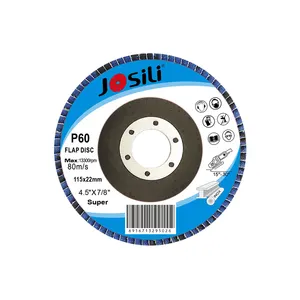 Disque à rabat en oxyde de zircone, 10 pièces, 115x22mm, mini-disque, meuleuse abrasive