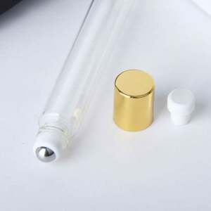 Emballage cosmétique cylindre de voyage rouleau transparent mini vaporisateur vide 10ml 30ml 50ml bouteille d'échantillon de parfum en verre avec boîte - Product Image 4