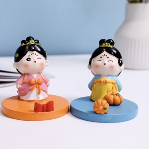 Soporte para teléfono con diseño de dama de la dinastía Tang, de resina, estilo caricatura, para escritorio, para teléfono móvil. - Product Image 2