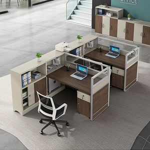 Modular tủ văn phòng hiện đại phân vùng bàn thiết kế <span class=keywords><strong>1</strong></span> 2 <span class=keywords><strong>3</strong></span> 4 6 người Máy Trạm không gian mở bàn làm việc bàn làm việc - Product Image 3