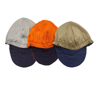 Casquettes de soudage personnalisées avec logo, pour soudeurs, doublure de casque de protection, échantillon gratuit, respirantes, réversibles, casquette de soudage à 6 panneaux