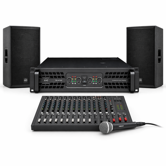 4 Channel 1300W Class TD Professional Power Amplifier High Efficiency for Live Sound Stage Concert DJ Touring PA System