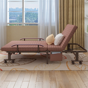 Folding divan bed adjustable base king foldable sofa office rest bed - Product Image 5