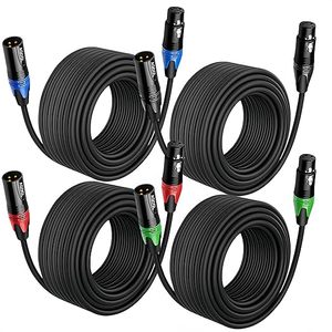 3 pies Durable Flexible Cancelación de ruido 3 pines <span class=keywords><strong>XLR</strong></span> Snake Patch <span class=keywords><strong>Cable</strong></span> estándar <span class=keywords><strong>XLR</strong></span> <span class=keywords><strong>macho</strong></span> <span class=keywords><strong>a</strong></span> hembra <span class=keywords><strong>Cable</strong></span> de micrófono equilibrado - Product Image 5