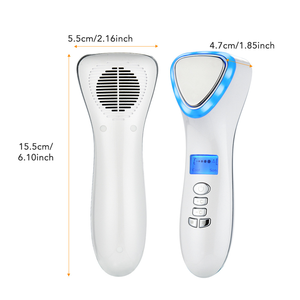 Appareil de soin de la peau raffermissant chaud/froid, masseur électrique vibrant sonique pour nettoyage en profondeur, outils d'application d'essence GZ RTS, commande en gros mixte - Product Image 3