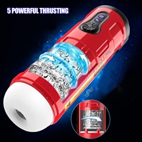 Godet Masturbateur Électrique 3-en-1 : 5 Modes de Fonctionnement Télescopique, 5 Modes de Rotation et 5 Modes de Vibration