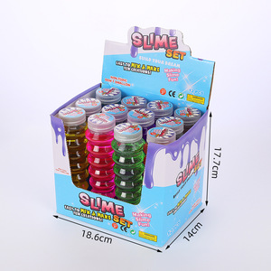 CHENXI สไลม์เจลลี่ราคาถูก ขายส่ง สไลม์สีสันสดใส โปร่งใส เนื้อเนียน สำหรับเล่นคลายเครียด - Product Image 6