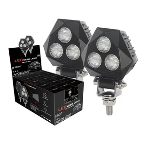 MINI LED 작업 램프 3 인치 9W COB 자동차 운전 등 오토바이 트랙터 보트 오프로드 4WD 4x4 트럭 SUV ATV