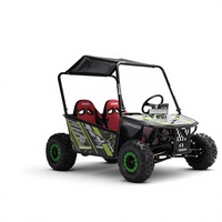 Vehículo de Diversión Interactivo para Trabajo en Equipo Familiar en Zonas Turísticas, con Amortiguación Alta, Protección Solar, Todoterreno, Biplaza, Go-Kart