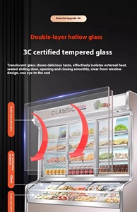 ตู้โชว์อาหารแช่แข็งผักผลไม้ตู้โชว์อาหารร้านสะดวกซื้อ - Product Image 6