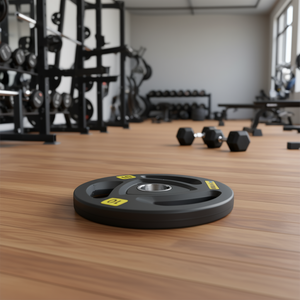 Plaque de poids de haute qualité pour la musculation olympique, 10 kg, construction en acier avec poignées, pour utilisation en salle de sport commerciale, marque YI RUI Infinity - Product Image 2