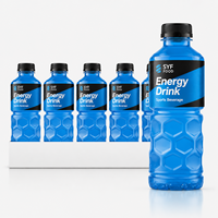 Bebida Energética Deportiva con Bajo Contenido de Azúcar y Electrolitos, Directo de Fábrica, OEM ODM, Botella PET de 350ml 500ml 600ml, Marca Privada