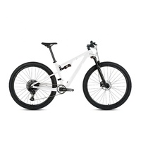 Vélo de montagne à suspension double, cadre en fibre de carbone souple, 21 à 27 vitesses, freins à disque, 27,5 ou 29 pouces