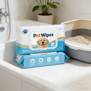 Lingettes nettoyantes douces pour chiens et chats, éliminent les odeurs et la saleté, lingettes de toilettage naturelles pour animaux de compagnie - Product Image 3