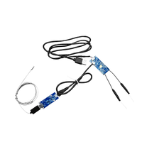 Module de caméra endoscopique médicale flexible de 2,8 mm, capteur CMOS, longueur focale de 0,5 mm, résolution VGA, fréquence d'images de 15/30 ips, type C USB