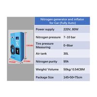 Automatic High Pressure Nitrogen Inflator Machine with 99% Pure Nitrogen Tire Inflator Nitrogen Generator