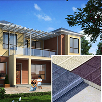 Panneau mural sandwich en polyuréthane isolé de haute qualité au design moderne pour maisons conteneurs, bureaux, magasins, imperméable et résistant au feu