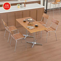 Mobilier de restaurant semi-circulaire moderne pour café, restauration rapide, salon et hôtel : ensemble table et chaises pour banquette