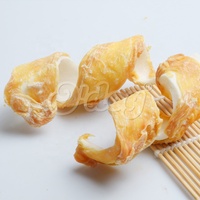 Friandises à mâcher pour chiens en spirale de viande de poulet, en cuir cru, pour la santé dentaire des animaux, différentes tailles, vente en gros d'usine, marque privée