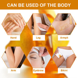 Logo personnalisé oem Crème dépilatoire biologique <span class=keywords><strong>pour</strong></span> le corps des femmes Marque distributeur <span class=keywords><strong>Cire</strong></span> dépilatoire au miel - Product Image 5