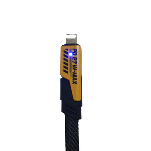 Cable de Datos Mech Blade 4 en 1, Tipo C a Tipo C, Trenzado de Nailon, para Uso en Automóvil, Carga Súper Rápida, 1m de Longitud - Product Image 1