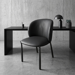 Silla <span class=keywords><strong>de</strong></span> <span class=keywords><strong>Comedor</strong></span> Individual Moderna <span class=keywords><strong>de</strong></span> Cuero con Patas <span class=keywords><strong>de</strong></span> Metal <span class=keywords><strong>para</strong></span> Hogar, Oficina y Comedores (Modelo C10) Directo <span class=keywords><strong>de</strong></span> Fábrica - Product Image 3