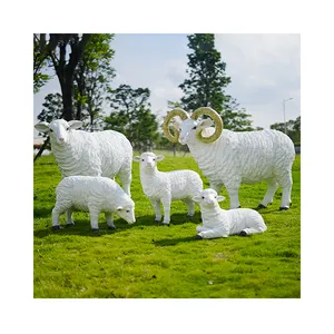 Popular life size statues custom farm decorative for sale modern custom sculpture