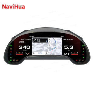 มาตรวัดความเร็ว NaviHua จอแสดงผล LCD ดิจิตอล ระบบ Linux สำหรับ Chevrolet Corvette C6 ปี 2005-2013 - Product Image 4