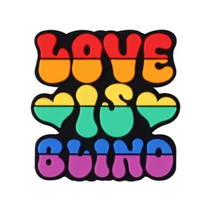 Rainbow Letter Silicone Beads para <span class=keywords><strong>DIY</strong></span> Dia do Orgulho Pulseiras Homens Mulheres Broches Moda Jóias Acessórios Soltos - Product Image 5