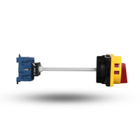 Interrupteur rotatif en plastique CanTak LW30-32 32A 400040 3P/4P pour commutation de verrouillage de porte 690V IP20 pour distribution On-Off 3D