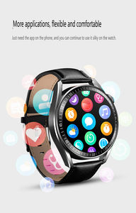 <span class=keywords><strong>Montre</strong></span> intelligente intérieure/extérieure à écran tactile complet pour la course à pied, le sport, le fitness, étanche IP67, connexion Android IOS avec silicone - Product Image 6