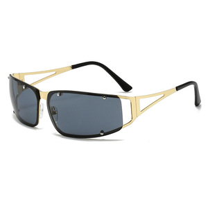 Gafas de Sol SPOEN Y2K Shield con Lentes de Espejo, Montura Completa, UV400, para Mujeres, Fiestas - Product Image 5