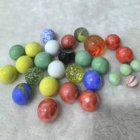 Magnifiques billes de verre colorées - Design floral Feng Shui fait main, logo personnalisé, cadeau de Noël pour enfants, toucher réel