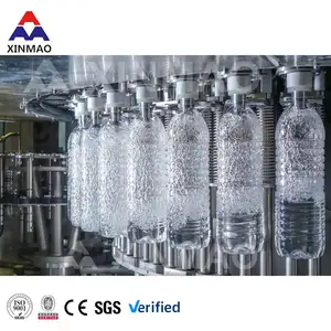 Full Automatic Mineral Drink Pure Water Bottle Filling And Capping Machine