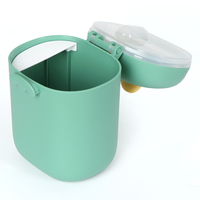 Boîte de rangement hermétique en plastique PP YUZMEI pour lait en poudre, grande capacité, conteneur pour aliments pour bébés, OEM ODM, boîte scellée pour céréales et collations
