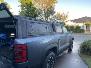 Capot rigide léger en aluminium pour benne de pick-up, accessoires de capot rigide en aluminium et acier pour GMC Colorado 5FT BYD Shark 6 - Product Image 3