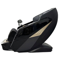Fauteuil de massage électrique de luxe OEM ODM 3D à gravité zéro, pliable, en ABS et cuir PU, haute qualité, chauffage corporel complet 4D intelligent