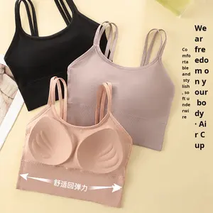 Meilleure vente d'usine : <span class=keywords><strong>Soutien</strong></span>-<span class=keywords><strong>gorge</strong></span> de <span class=keywords><strong>sport</strong></span> sans couture, à fort impact, push-up et respirant pour femme - Product Image 4