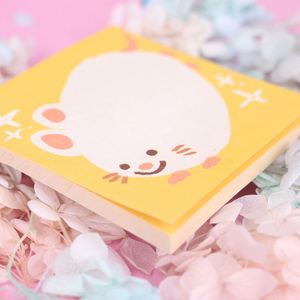Papier autocollant personnalisé pour notes, autocollant mignon de forme carrée, bloc-notes de papeterie avec design personnalisé pour prendre des notes rapides - Product Image 2